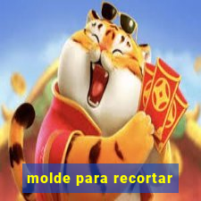 molde para recortar